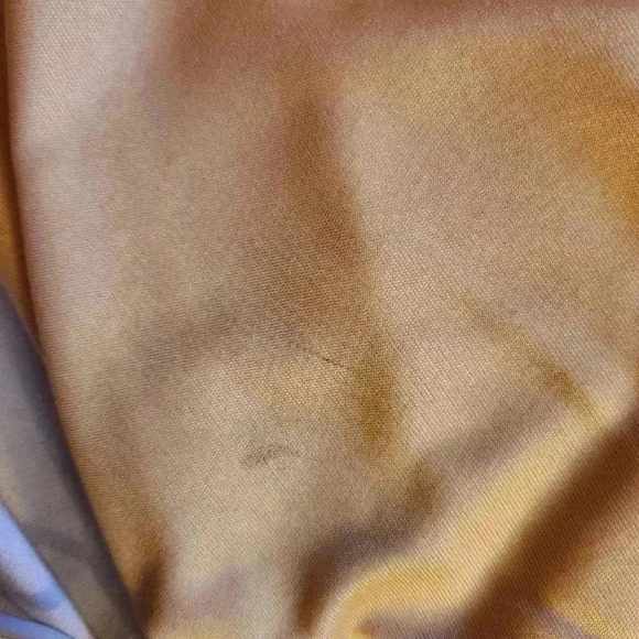 Joan Curtis Vintage Union Made Light Sheen Gold Midi Dress Size Medium *See Desc - Picture 10 of 16